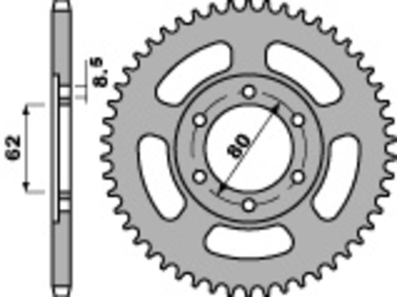 PBR Standard C45 Stahl Ritzel 842 428 günstig kaufen FCMoto