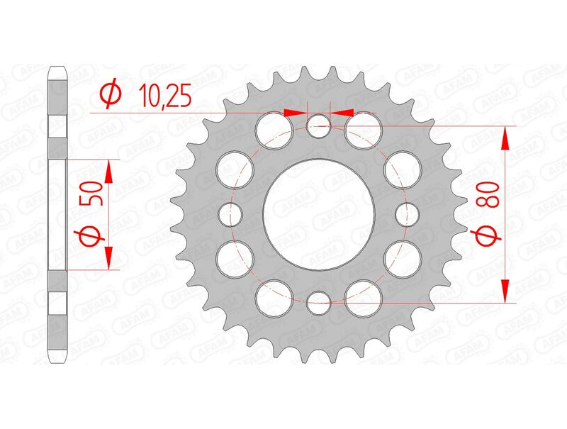 AFAM Couronne acier standard 92127 - 420