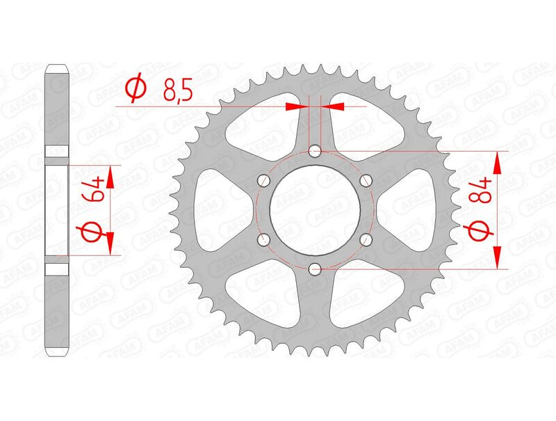 AFAM Couronne acier standard 14200 - 428