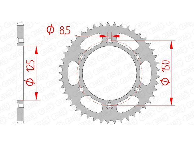 AFAM Standard-Stahlkrone 71304 - 520