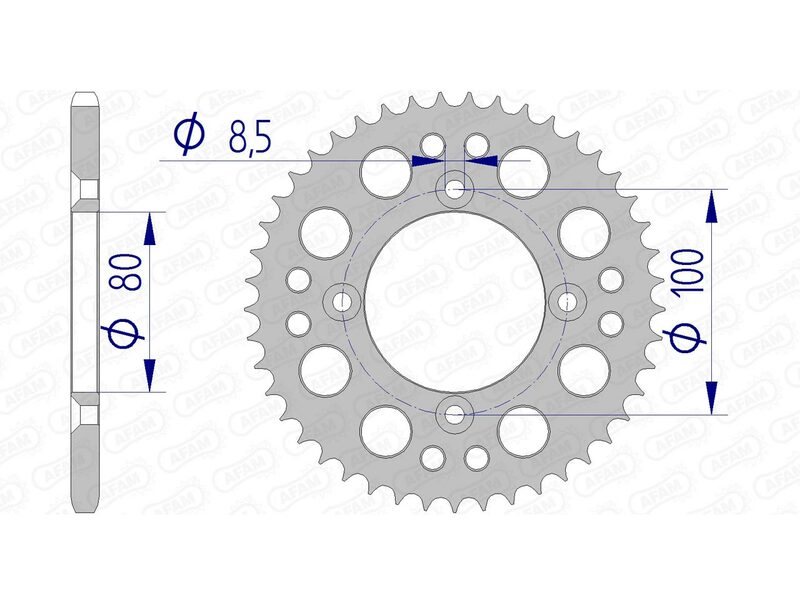 AFAM Couronne aluminium Ultra-Light 11101 - 420