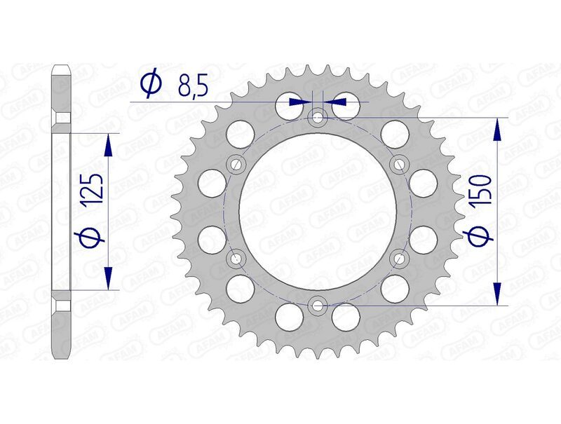 AFAM Aluminiumkrone 72304 - 520