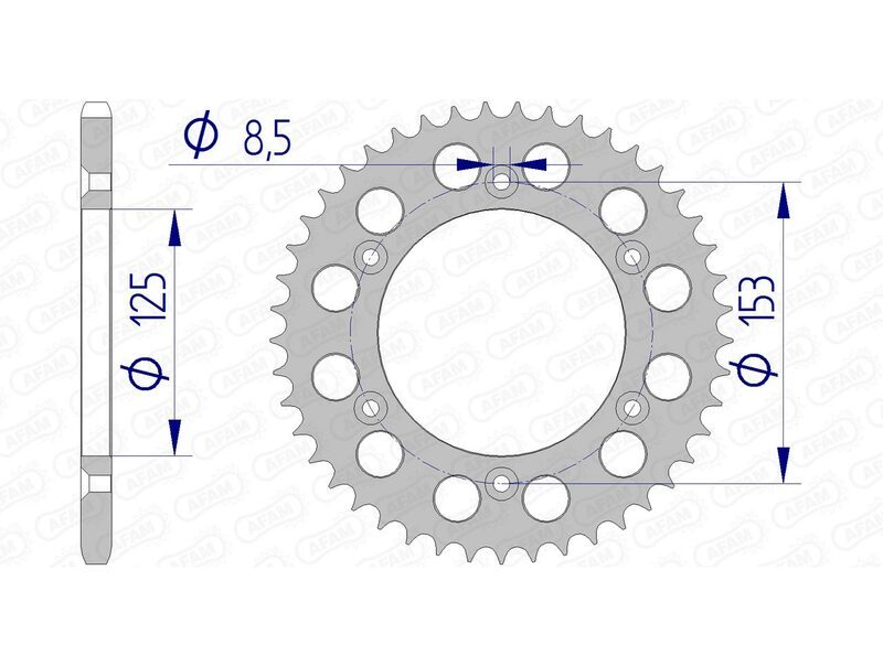 AFAM Ultraleichte Aluminiumkrone 11212 - 520
