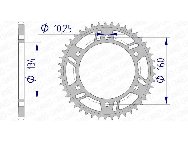 AFAM Corona de aluminio ultraligera 11618 - 520