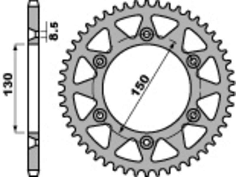 PBR Couronne acier standard 270 - 520