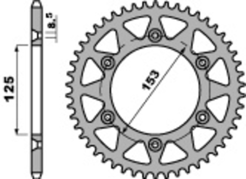 PBR Couronne acier standard 289 - 520