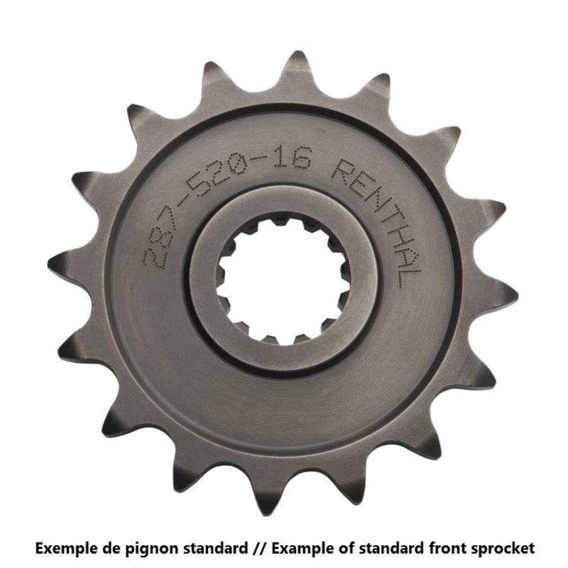 RENTHAL Standard stål tannhjul 452 - 520