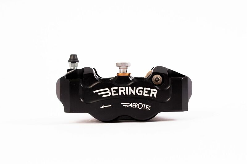 BERINGER Aerotec® Left Radial Brake Caliper 4 Pistons Ø32mm Spacing 108mm Black, Size 300 mm, black, Size 300 mm