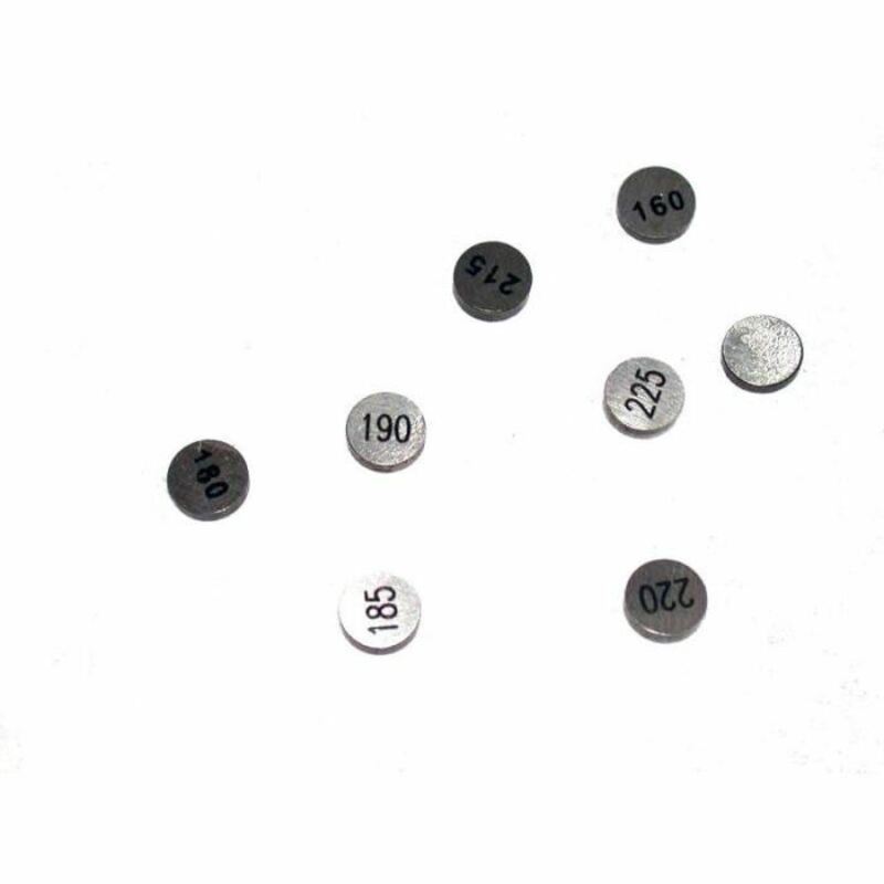 Tourmax Pastiglie valvole Ø25X2,3mm - set di 2