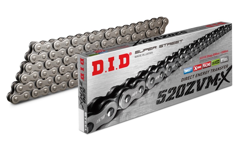 D.I.D Chaîne de transmission 520ZVM-X 520, argent