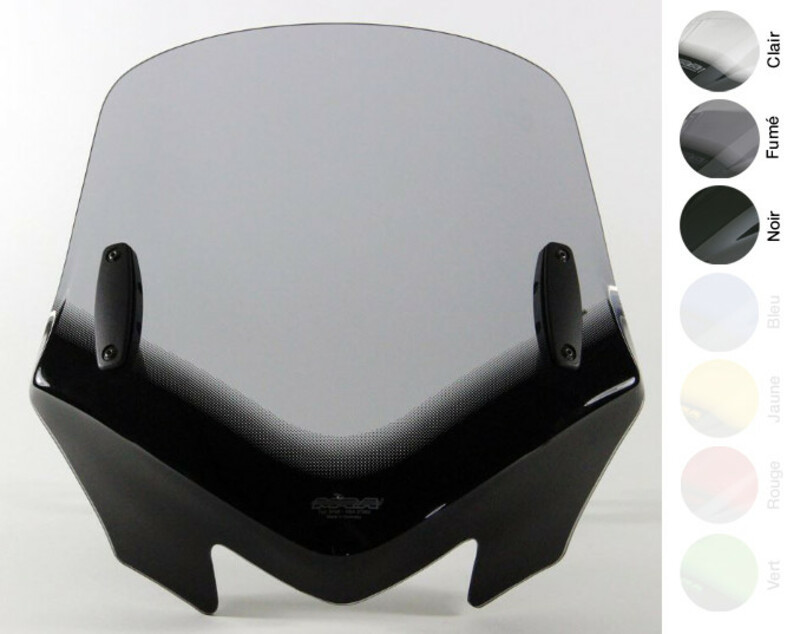 MRA V-Flow Naked Bikes VFSZ Bubble con spoiler