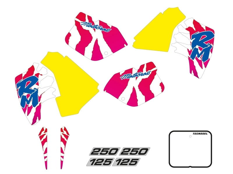TECNOSEL Kit déco Team OEM Suzuki 1992