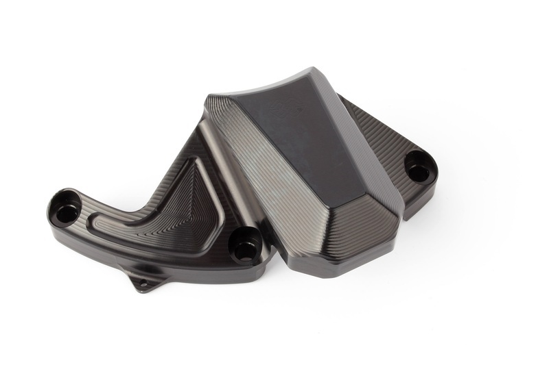 Gilles Right Engine Crankcase Cover Protection Black MV Agusta
