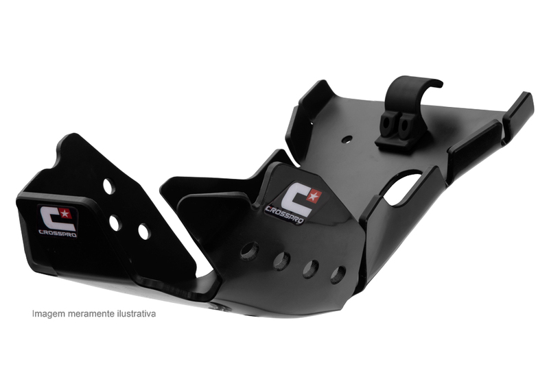 CROSS-PRO Enduro Skid plate - HDPE 6mm KTM 450/500EXC-F, black, black