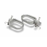 S3 Poggiapiedi Silver Punk