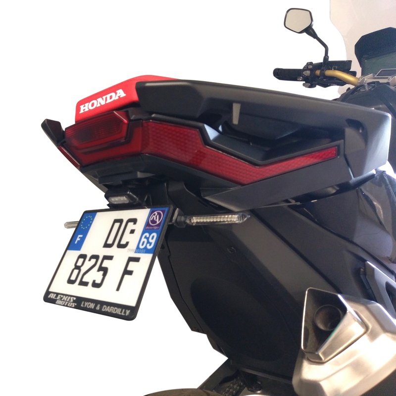 V PARTS License Plate Holder Black Honda X-ADV, black