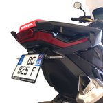 V PARTS License Plate Holder Black Honda X-ADV
