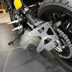 Access Design Soporte de placa lateral negro Ducati Scrambler 800 Portamatrículas