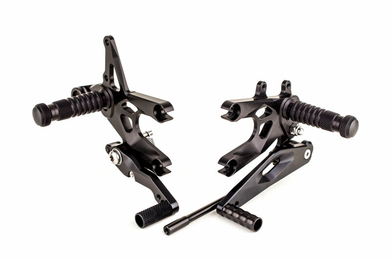 GILLES TOOLING FXR Rearset Black Aprilia, black