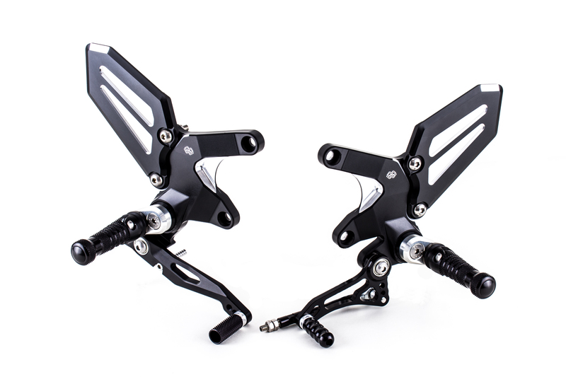 GILLES TOOLING RCT10GT Adjustable Rearset Black, black