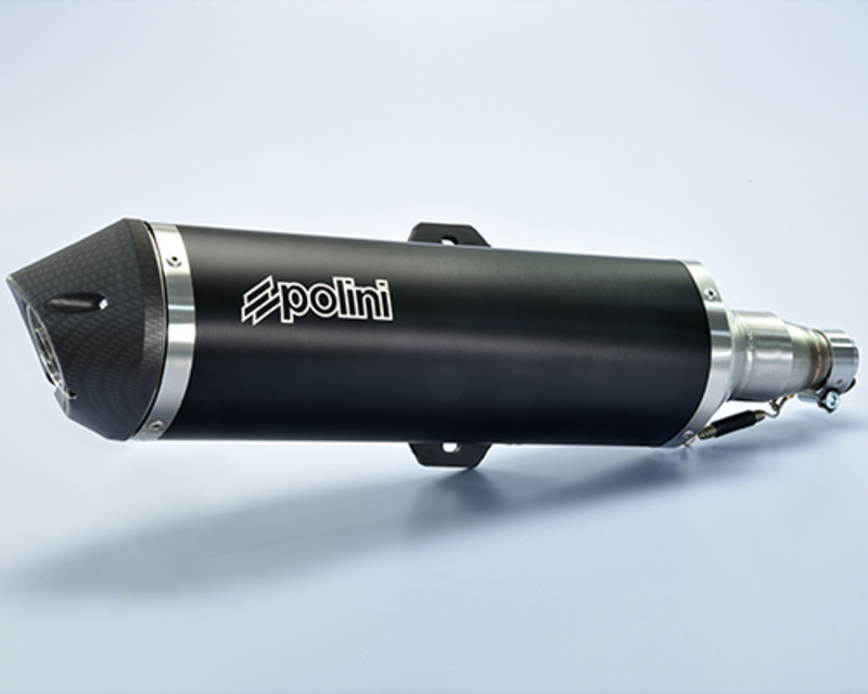Polini Unisex Black Muffler - Aluminium Piaggio