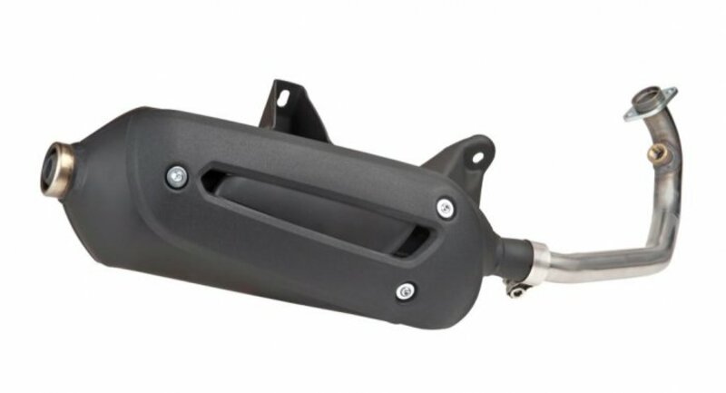 TECNIGAS New Maxi 4 Full Exhaust System - Steel Black Kymco K-XCT 300I, black