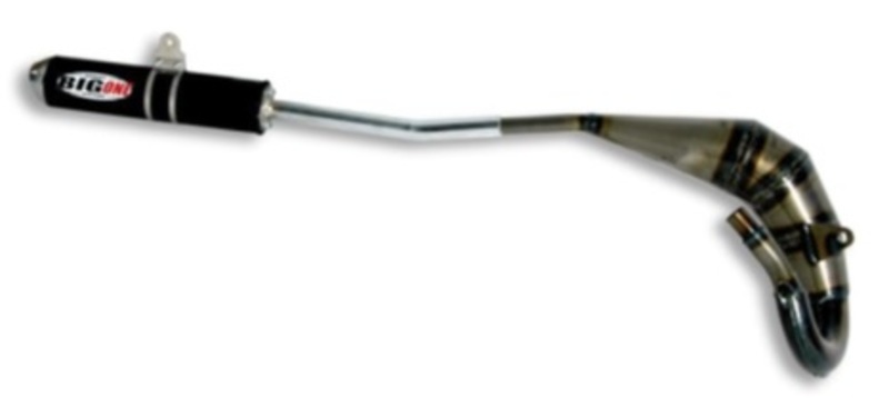 Big One Factory Full Exhaust System Steel Pipe/Black Aluminium Silencer