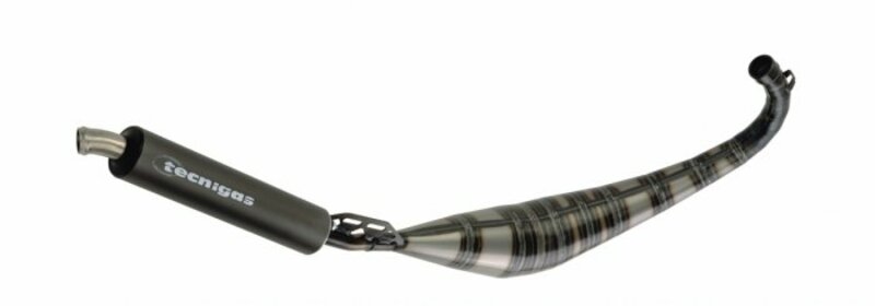 TECNIGAS E-Box Full Exhaust System, black, black