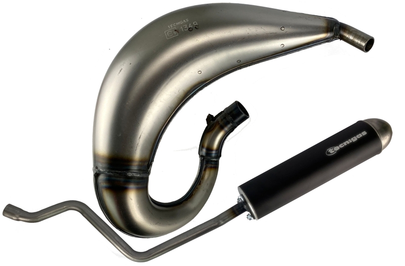 TECNIGAS E-Nox Steel Full Exhaust System - Beta RR50, black, Size 260 mm, black, Size 260 mm