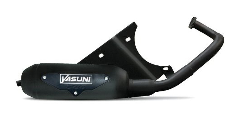 YASUNI Eco Auspuff - Stahl Schwarz