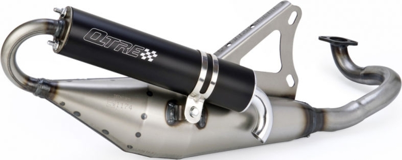TECNIGAS Q-TRE Full Exhaust System - Peugeot Speedfight, black, black