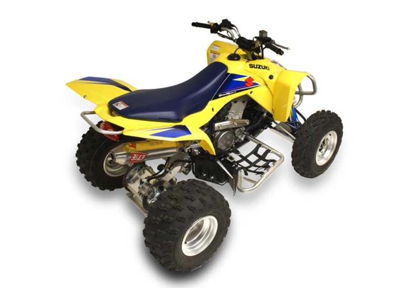 Yoshimura USA RS2 stainless/alu muffler with steel end cap for Suzuki LT-Z400