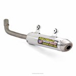 PRO CIRCUIT Silenziatore 304 in alluminio spazzolato/tappo in acciaio inox KTM/Husqvarna