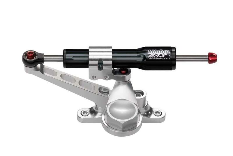 BITUBO Black Steering Damper Kit Under Instruments Panel Position (V Type) Suzuki GSR750, black