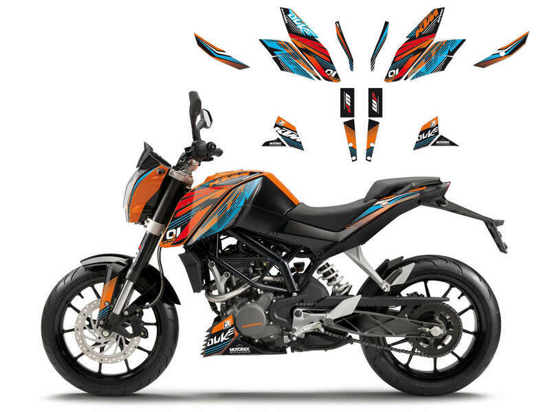 BLACKBIRD Onerac Graphic Kit KTM 125/200/390 Duke