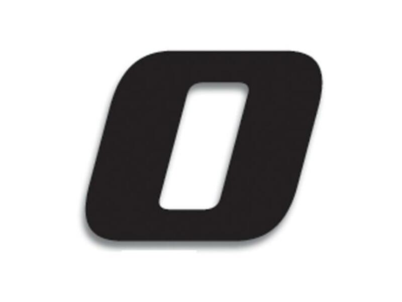 BLACKBIRD Race Number 0 20x25cm Black, black