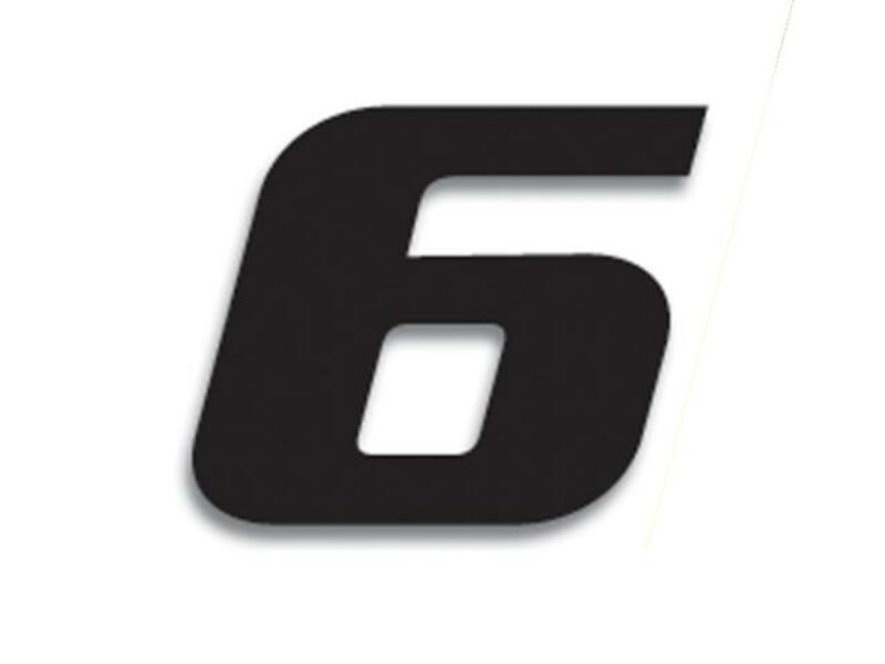 BLACKBIRD Race Number 6 20x25cm Black, black