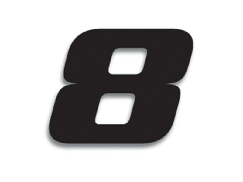 BLACKBIRD Race Number 8 20x25cm Black, black