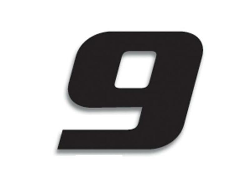 BLACKBIRD Race Number 9 20x25cm Black, black