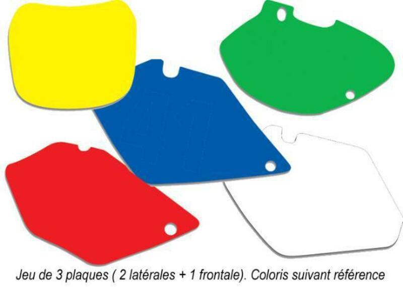 BLACKBIRD Plate Stickers Black KTM EXC/EXC-F, black