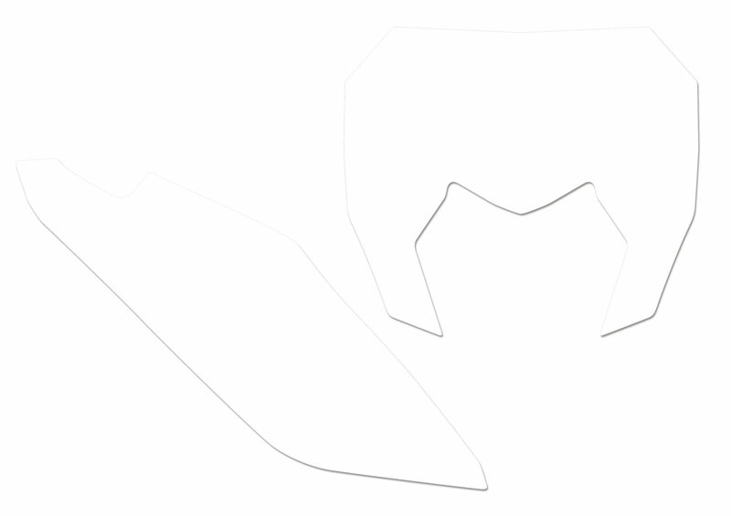 BLACKBIRD Plate Stickers White Sherco SE/SE-F, white