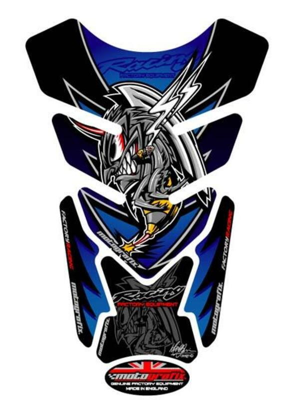 MOTOGRAFIX Tank Pad 4pcs Blue Honda, blue