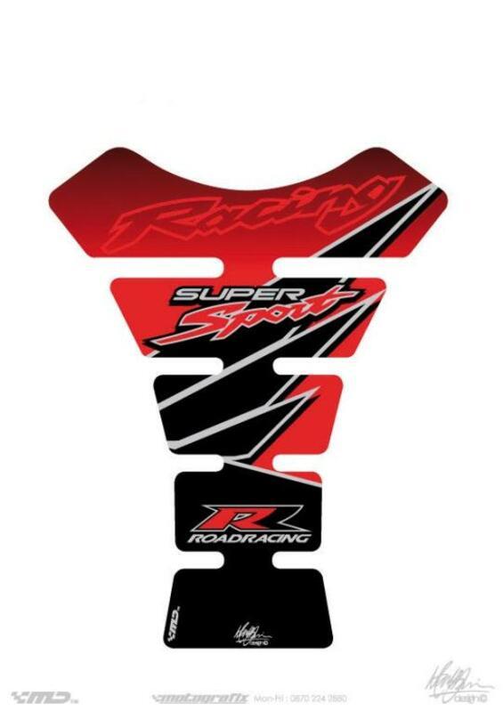 MOTOGRAFIX Honda Red 1ks Ochrana nádrže