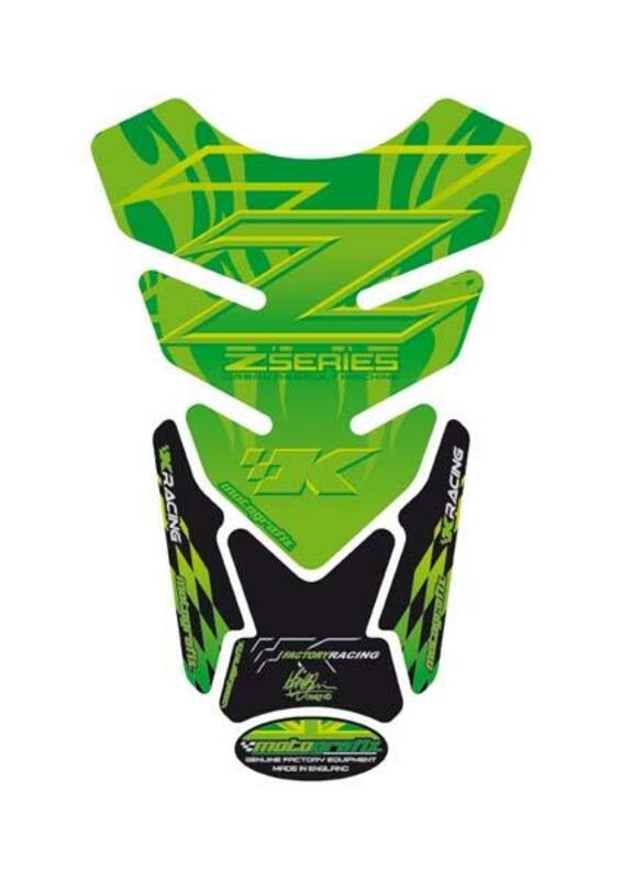 MOTOGRAFIX Tank Pad 4pcs Green 4pcs Kawasaki, green