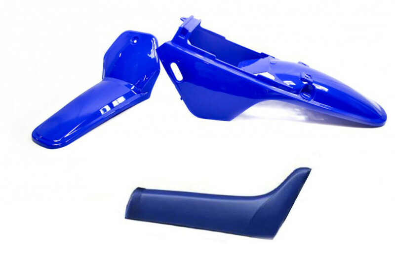 A.R.T. Kit plastique couleur origine bleu avec selle complète bleu Yamaha PW80
