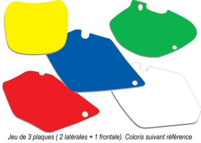 BLACKBIRD Plate Stickers Black Husqvarna, black