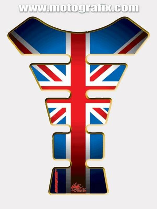 MOTOGRAFIX Tank Pad Street Style 1pc Union Jack