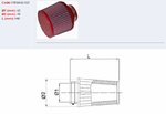 BMC Air Filter Konischer Luftfilter Ø42mm - FMSA42-127