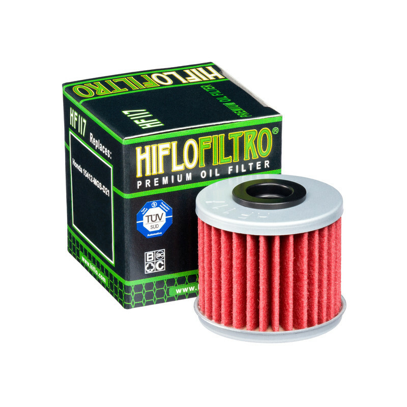Hiflofiltro Oljefilter - HF117 Honda