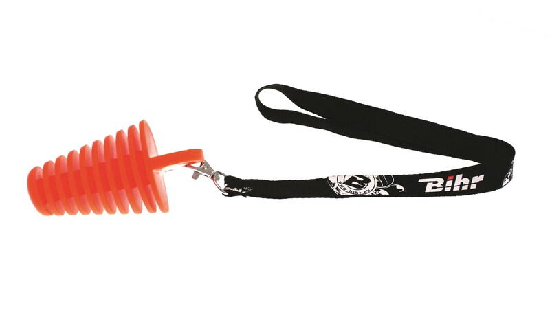 BIHR Exhaust Plug 2 Stroke Orange Ø14 to 37mm